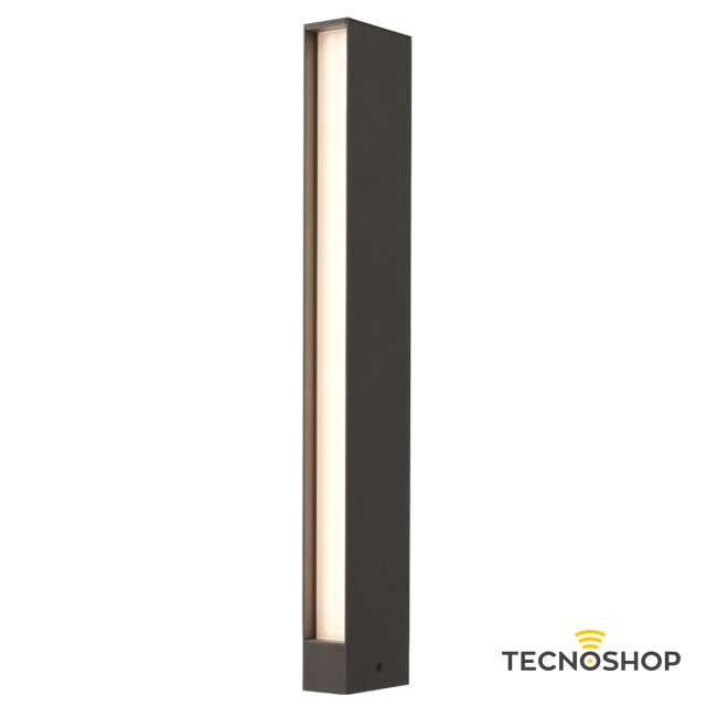 REDO PALETTO LED "TWIN" MONOEMISSIONE H=60cm 11W 3000K GRIGIO