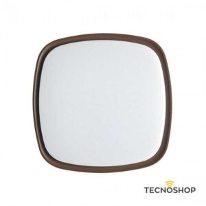 REDO PLAFONIERA LED "TWILL" 20W 3000K CON FINITURA MARRONE