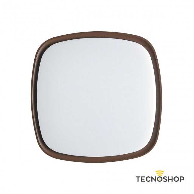 REDO PLAFONIERA LED "TWILL" 20W 3000K CON FINITURA MARRONE