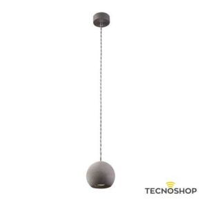 NOWODVORSKI SOSPENSIONE "GEOMETRIC KULKA" IN CEMENTO CON PORTALAMPADA 1xGU10