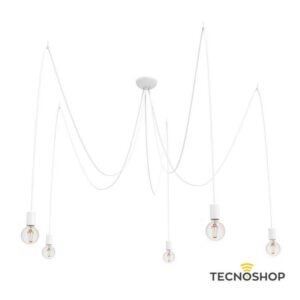 NOWODVORSKI SOSPENSIONE "SPIDER" 5xE27 BIANCA