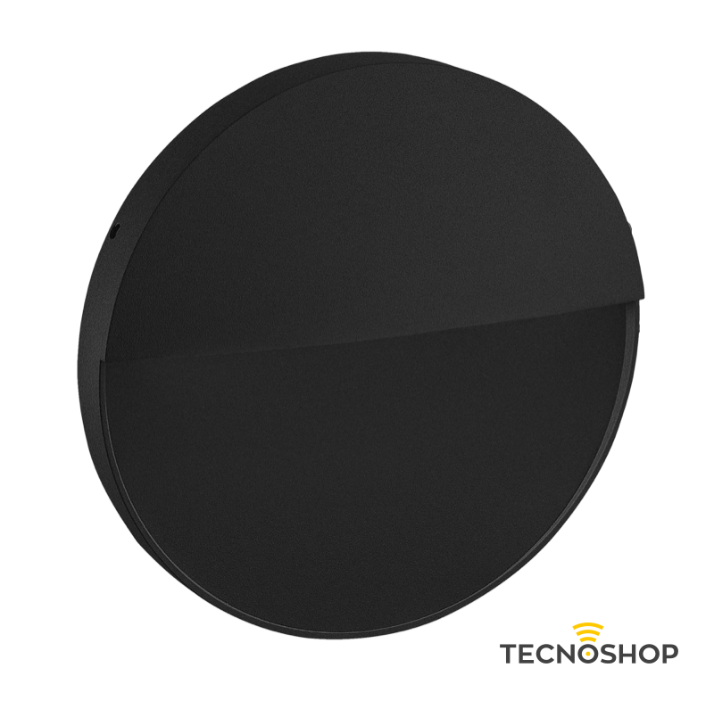 CENTURY SEGNAPASSO PASEO 4W 400LM D.11 CM - TONDO NERO