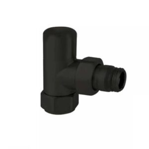 ARTECLIMA DETENTORE A SQUADRA 1/2" ARREDO NERO OPACO