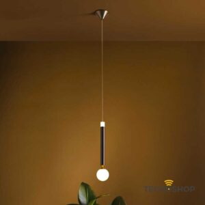 SOSPENSIONE SINGOLA SEVENTY 2W+4W 3000K 660LM MARRONE OSSIDATO