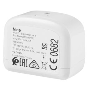 NICE YUBII SMART HOME MODULO BIDIREZIONALE PER LUCI E CARICHI 433Mhz