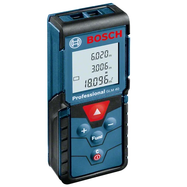 BOSCH DISTANZIOMETRO LASER GLM 40 DISTANZA 0,15/40mt - immagine 2