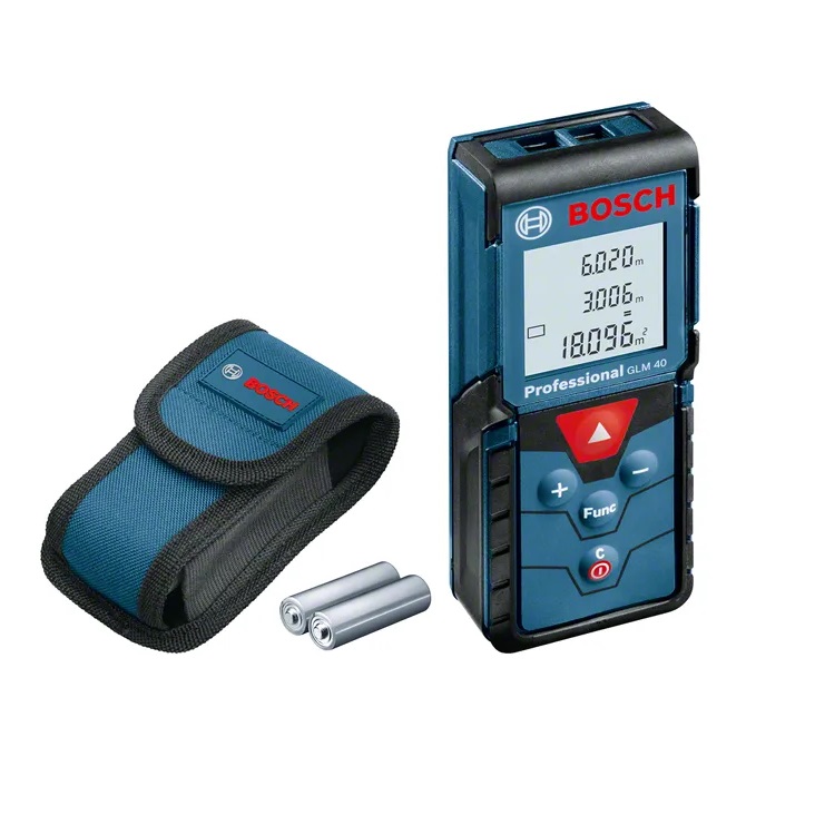 BOSCH DISTANZIOMETRO LASER GLM 40 DISTANZA 0,15/40mt