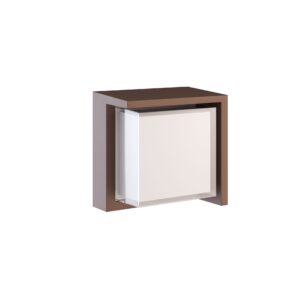 BENEITO APPLIQUE "BLIS SQUARE" 15W TRICOLOR 1000LM IP65 CORTEN