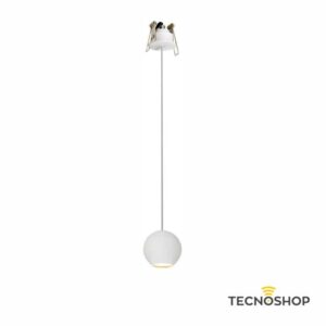 BENEITO SOSPENSIONE BORA BASE INCASSO 8,5W 3000K BIANCA