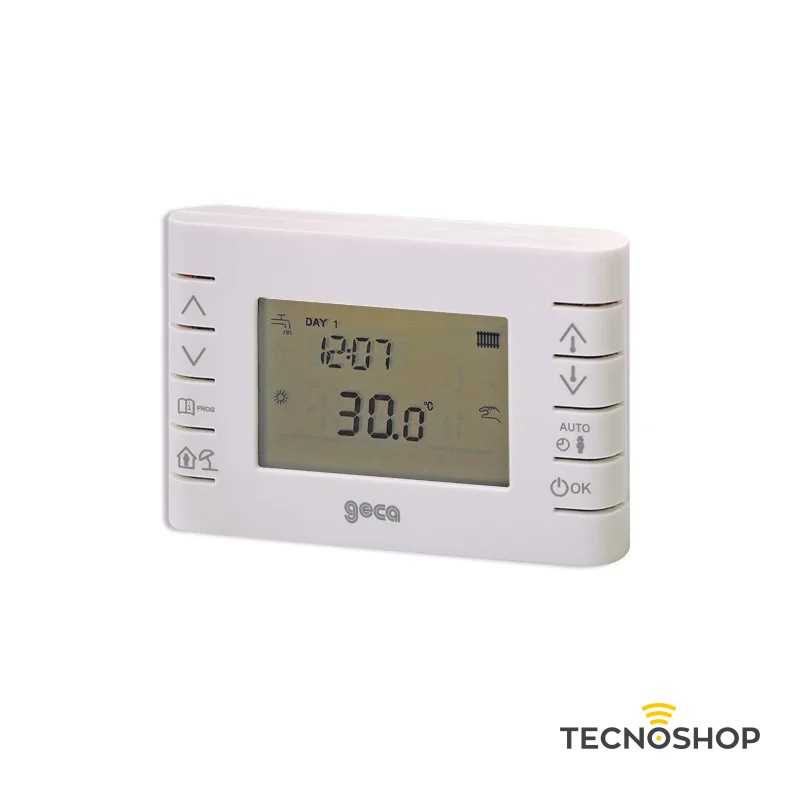 GECA CRONOTERMOSTATO A PARETE CRONO C5 BIANCO