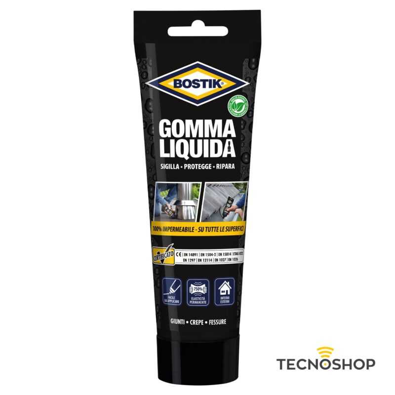 BOSTIK GOMMA LIQUIDA IMPERMEABILIZZANTE IN TUBETTO DA 250 gr