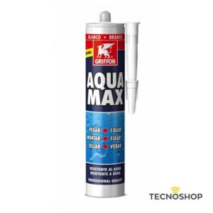 GRIFFON AQUA MAX ADESIVO SIGILLANTE RESISTENTE ALL'ACQUA 425gr BIANCO