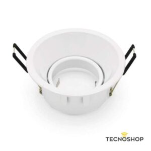 LAMPO FARETTO INCASSO ORIENTABILE TONDO 1XGU10 BIANCO