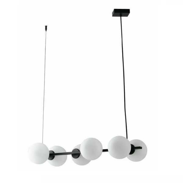 INTEC SOSPENSIONE "ENOIRE" 6XE14 NERO MATT 80cm