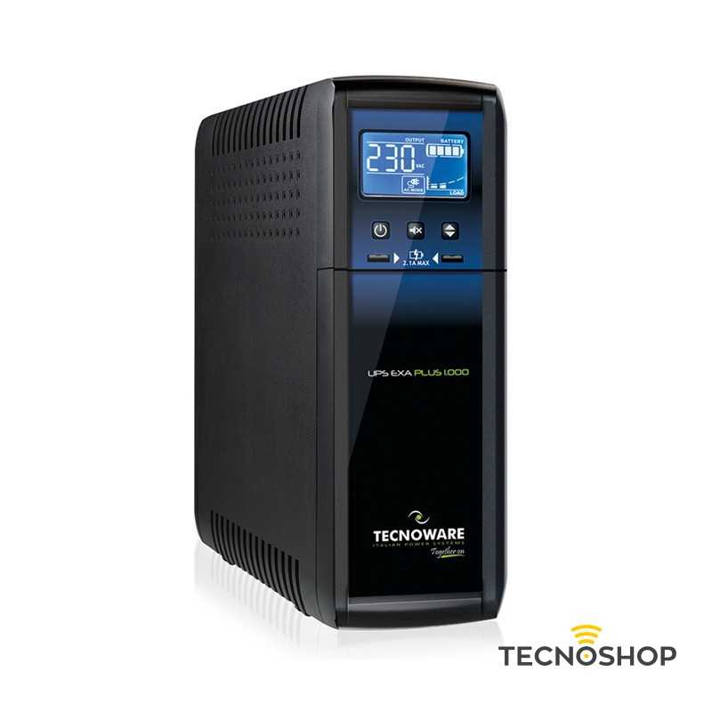 TECNOWARE UPS EXA LCD PLUS OFF-LINE 1000VA