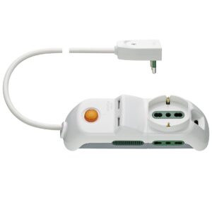 VIMAR MULTIPRESA CON 1 PRESA SCHUKO 16A + 2 BPRESE + 2 USB E INTERRUTTORE GENERALE