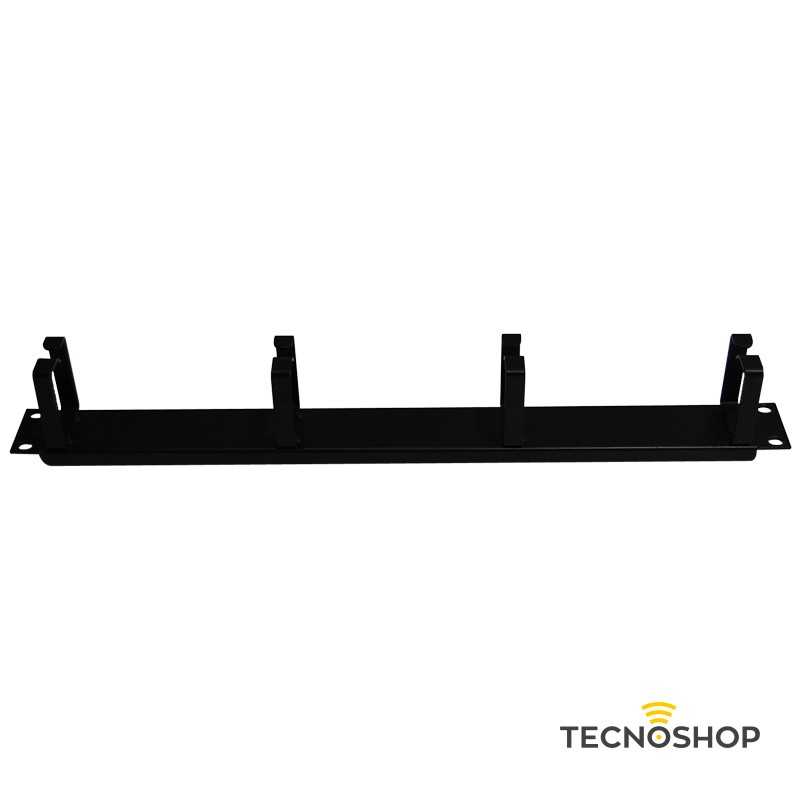 TECNOWARE DISTRIBUTORE CAVI ORIZZONTALE 4 ANELLI PER QUADRI RACK 19"