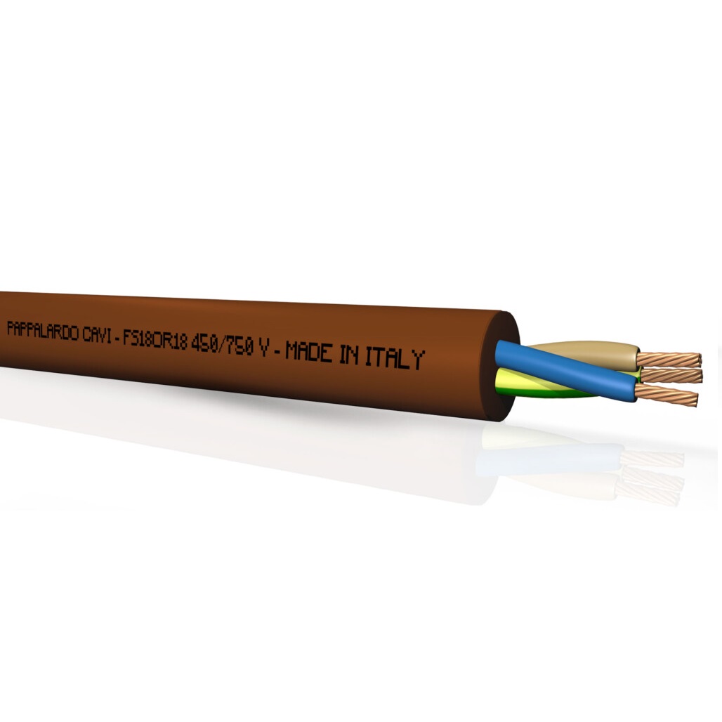 CAVO FS18OR18 450/750-V 3x1,5 MARRONE