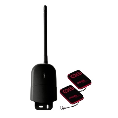 KIT RICEVENTE 433Mhz 12/24V + 2 RADIOCOMANDI A 2 CANALI