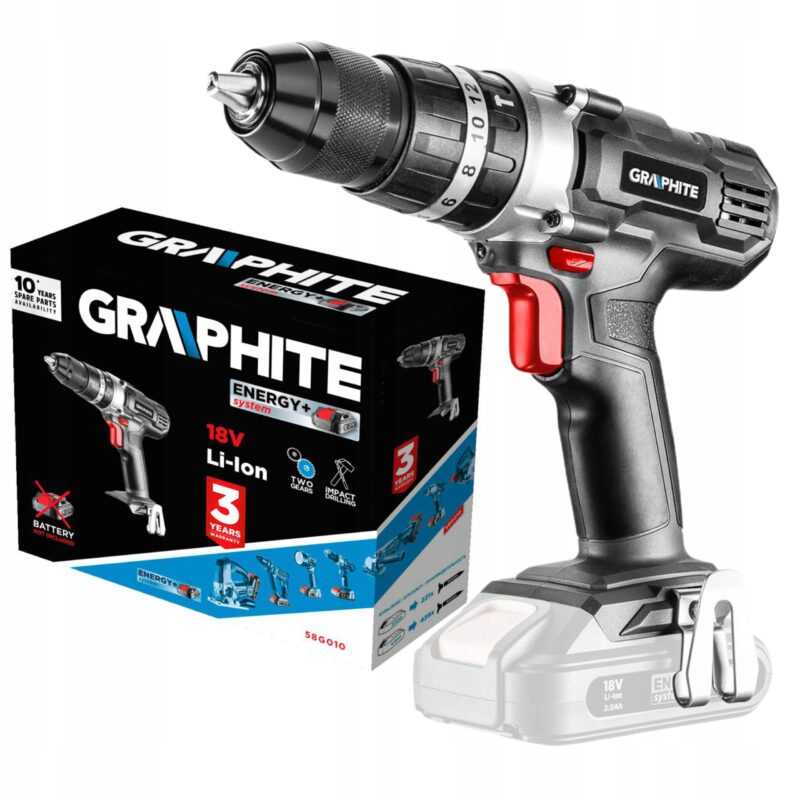 GRAPHITE TRAPANO AVVITATORE A PERCUSSIONE 18V - SOLO UTENSILE