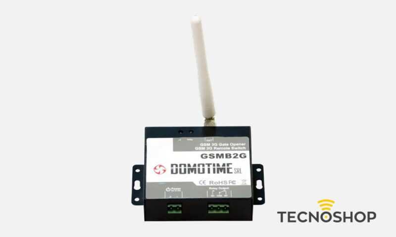 DOMOTIME RICEVITORE APRICANCELLO GSM 1CH 12V DC 200 UTENTI - immagine 2