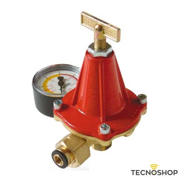 RIDUTTORE DI PRESSIONE 1° STADIO 12KG CON MANOMETRO