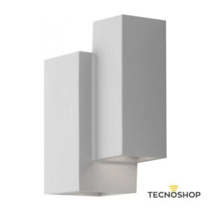 INTEC APPLIQUE A PARETE “FOSTER” 4xGU10 IN GESSO BIANCO