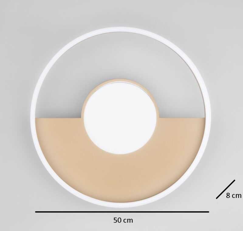 INTEC PLAFONE LED "KANDINSKY" 38W TRICOLOR ORO - immagine 2