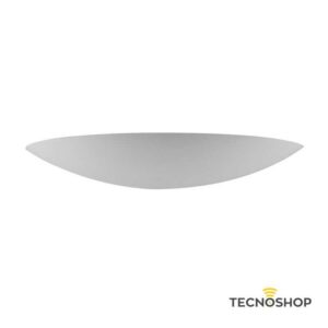 INTEC APPLIQUE IN GESSO VERNICIABILE "LIVIGNO" 2xG9 CON FINITURA BIANCA