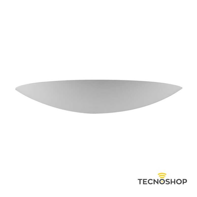 INTEC APPLIQUE IN GESSO VERNICIABILE "LIVIGNO" 2xG9 CON FINITURA BIANCA