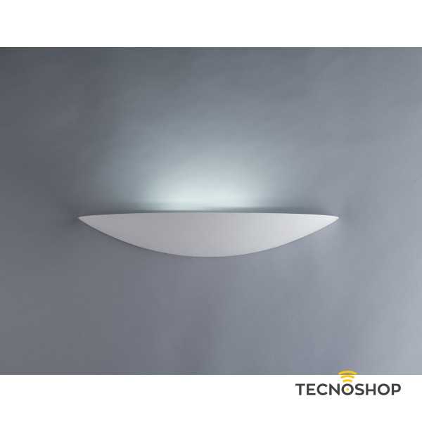 INTEC APPLIQUE IN GESSO VERNICIABILE "LIVIGNO" 2xG9 CON FINITURA BIANCA - immagine 2