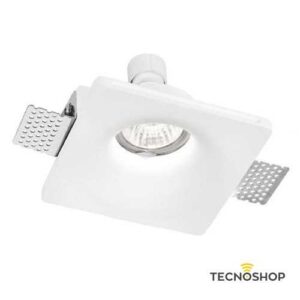 INTEC FARETTO INCASSO QUADRATO "INC-SENSO-1" IN GESSO 1XGU10