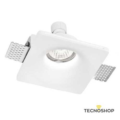 INTEC FARETTO INCASSO QUADRATO "INC-SENSO-1" IN GESSO 1XGU10