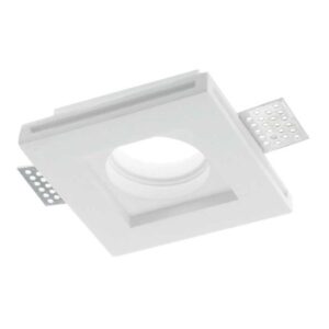 INTEC FARETTO INCASSO QUADRATO "INC-SPIRIT-Q1" IN GESSO 1xGU10