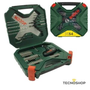 BOSCH KIT 54 PEZZI PER FORATURA E AVVITAMENTO CON CACCIAVITE A CRICCHETTO