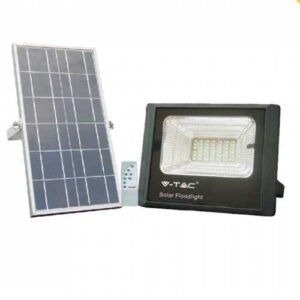 V-TAC PROIETTORE LED 25W CON PANNELLO SOLARE E TELECOMANDO