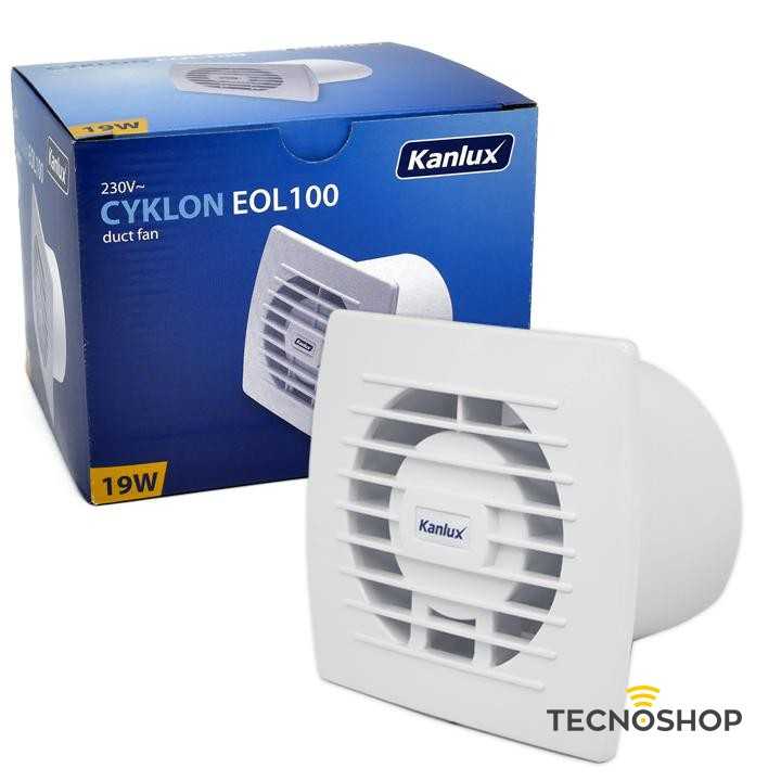 KANLUX ASPIRATORE CYKLON Ø 100mm BIANCO - immagine 2