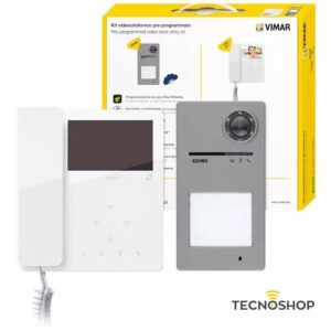 VIMAR KIT VIDEOCITOFONO K7549.R MONOFAMILIARE CON CORNETTA