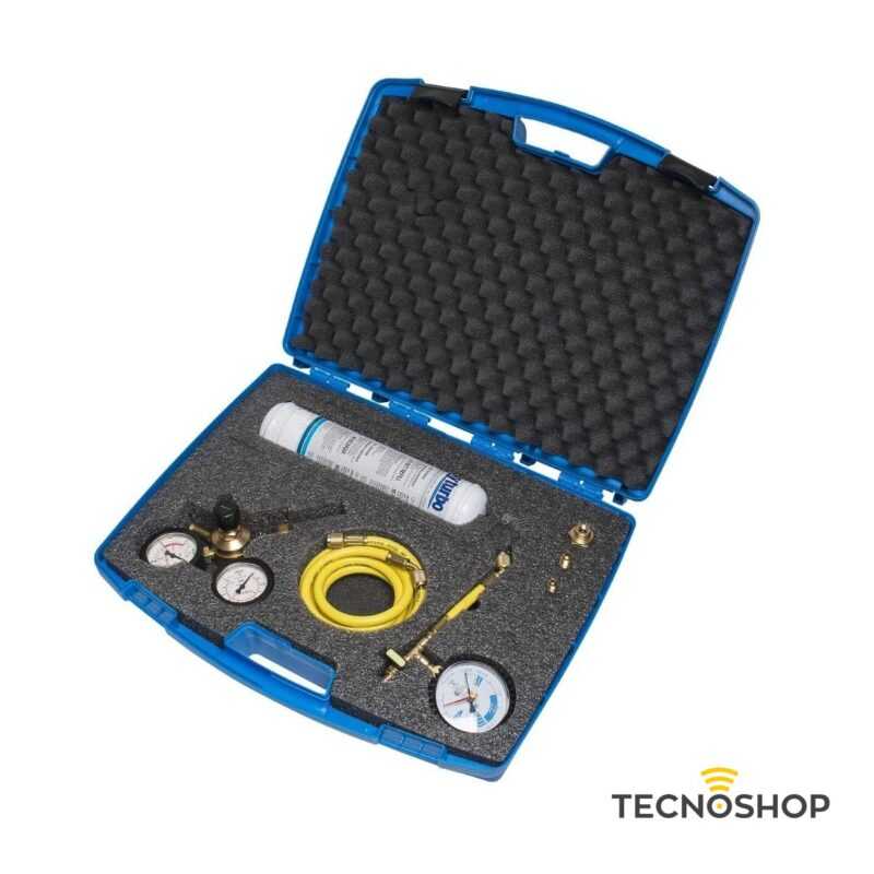 OXYTURBO KIT PROVA TENUTA IMPIANTO CON AZOTO E MANOMETRO PER CONDIZIONATORE
