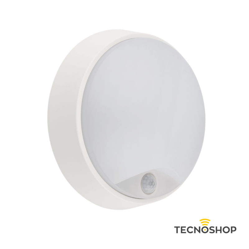 CENTURY PLAFONIERA LED "OASI" 14W 4000K CON SENSORE DI MOVIMENTO BIANCA