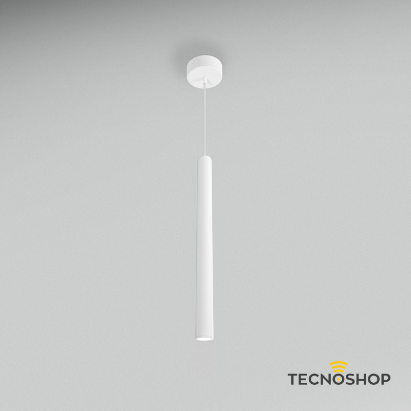 CENTURY SOSPENSIONE TUBOLARE LED "STYLO" 5W 4000K CON FINITURA BIANCA - immagine 2