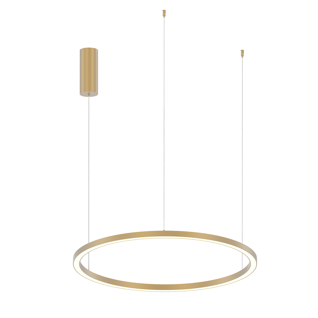 INTEC SOSPENSIONE HOOP CIRCOLARE 30W TRICOLOR D.60mm ORO