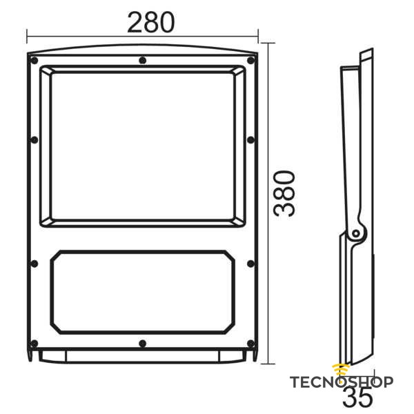 LIFE PROIETTORE LED CON PANNELLO SOLARE 25W 3400LM 4000K DIMMERABILE - immagine 2