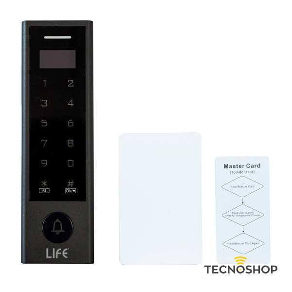 LIFE UNITÀ APRIPORTA WI-FI CON TASTIERA LCD + RFID EM125Khz IP66