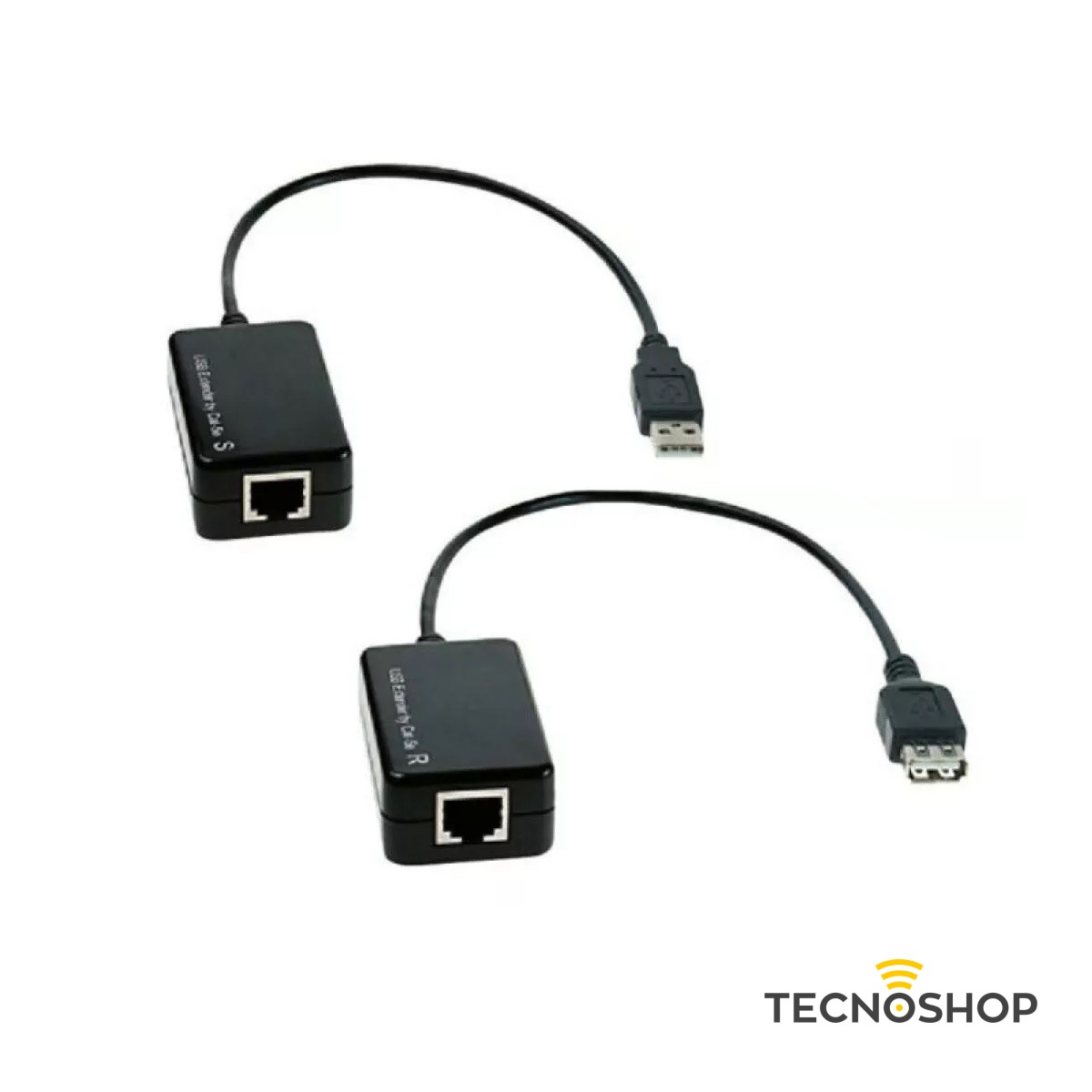 LIFE EXTENDER USB CON CAVO CAT5e O CAT6 PORTATA 45m