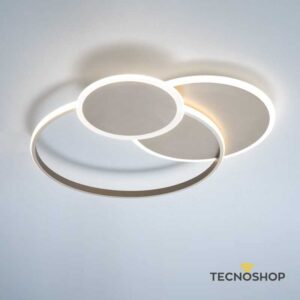 VIVIDA PLAFONIERA "ECLIPSE 3" 60W 3000K/4000K SABBIA