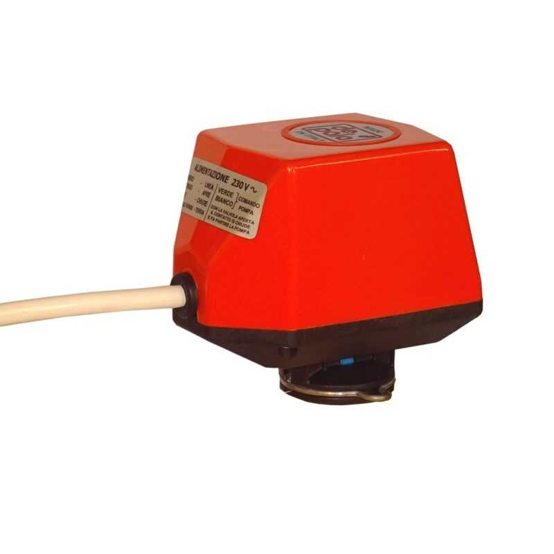 DEPALA MOTORE 220Vac PER VALVOLA A 2 VIE CON CONTATTO AUSILIARE