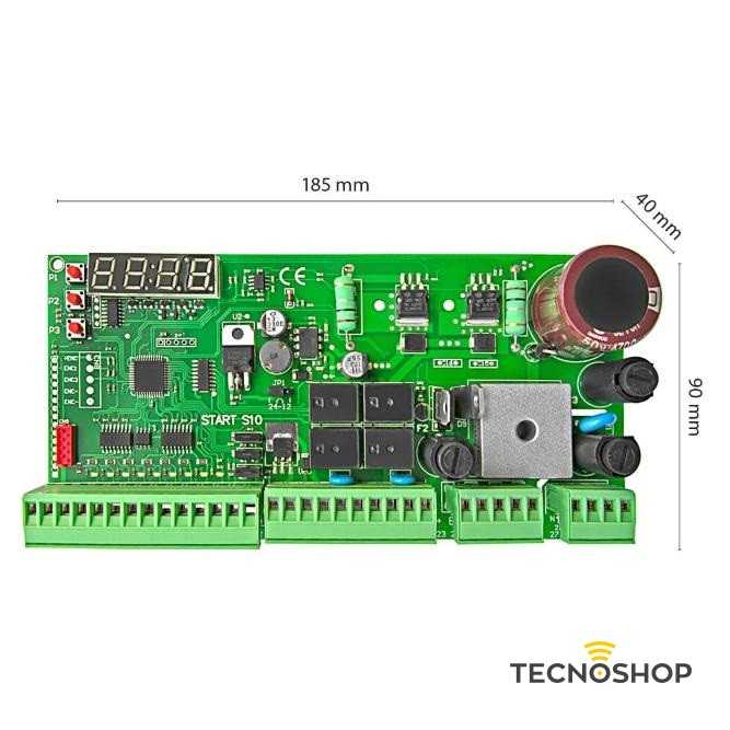 NOLOGO CENTRALE START-S10 PER SCORREVOLE E BATTENTE 12/24Vac/dc - immagine 2