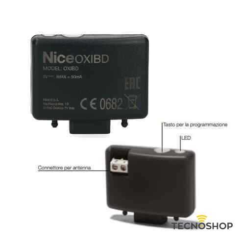 NICE RICEVENTE "OXIBD" DA INNESTO 433 MHZ BIDIREZIONALE - immagine 2