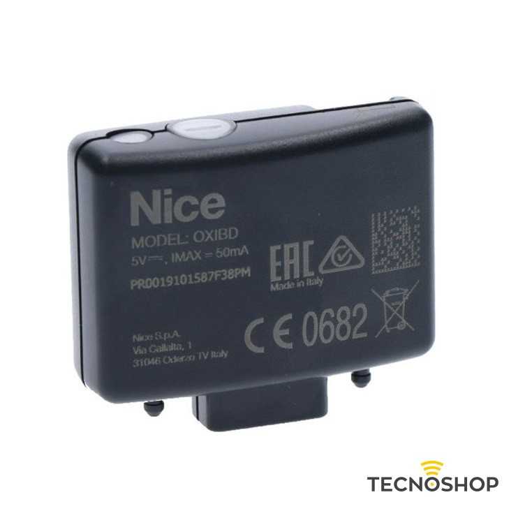 NICE RICEVENTE "OXIBD" DA INNESTO 433 MHZ BIDIREZIONALE